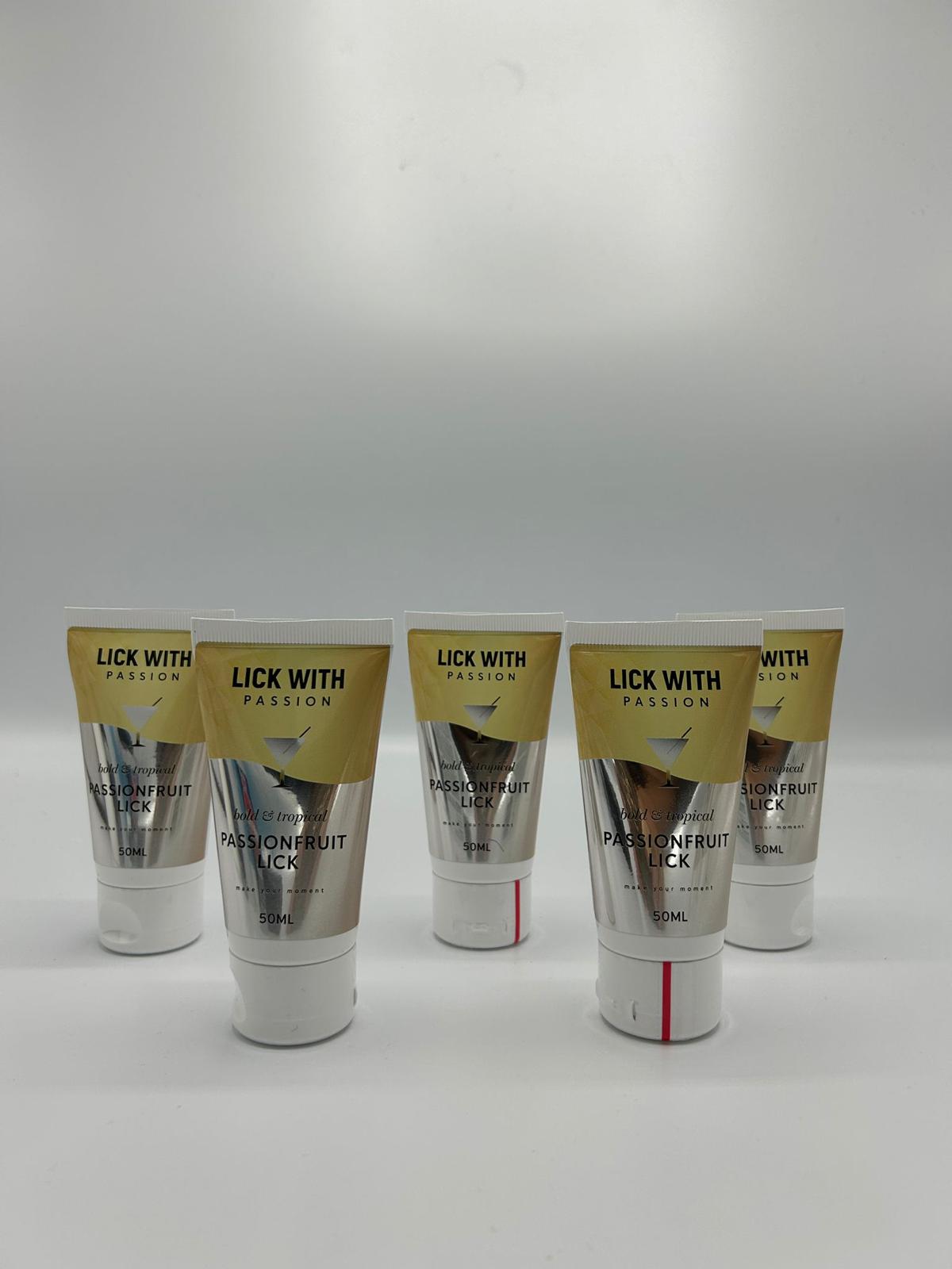 Jadalny Żel Oralny Passionfruit • Lick with Passion • Gra wstępna